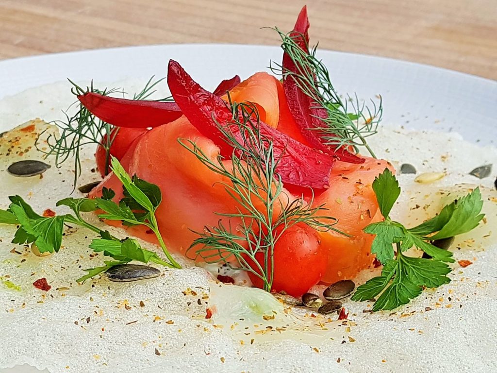 Plat proposé au restaurant l'Harmonie